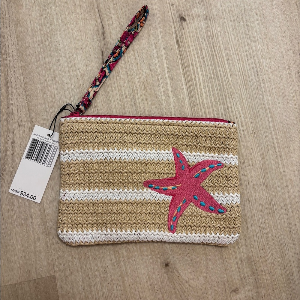 NWT Vera Bradley Seashore Wristlet